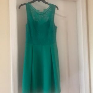 WORN ONCE lace topped dress